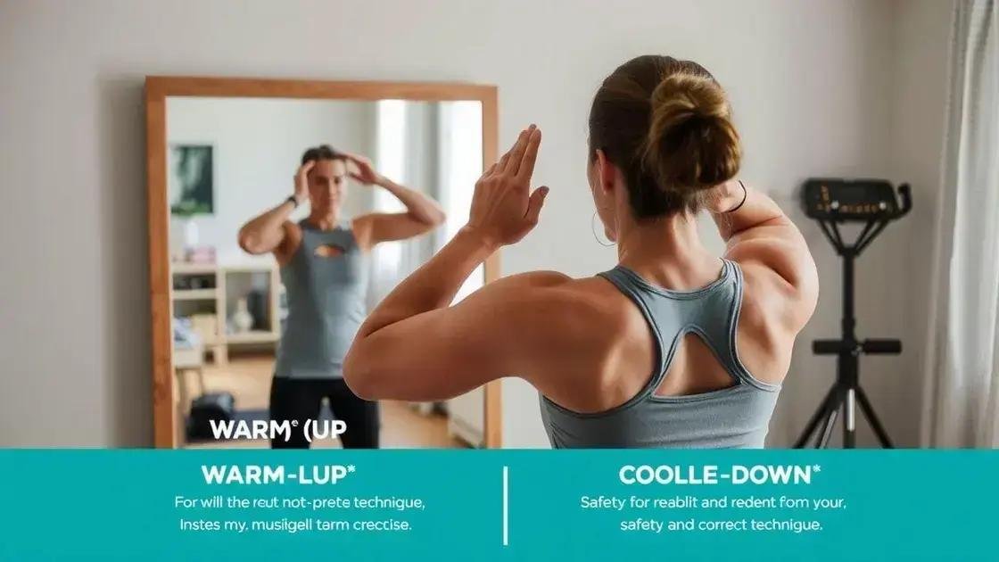 avoiding common mistakes in home exercise