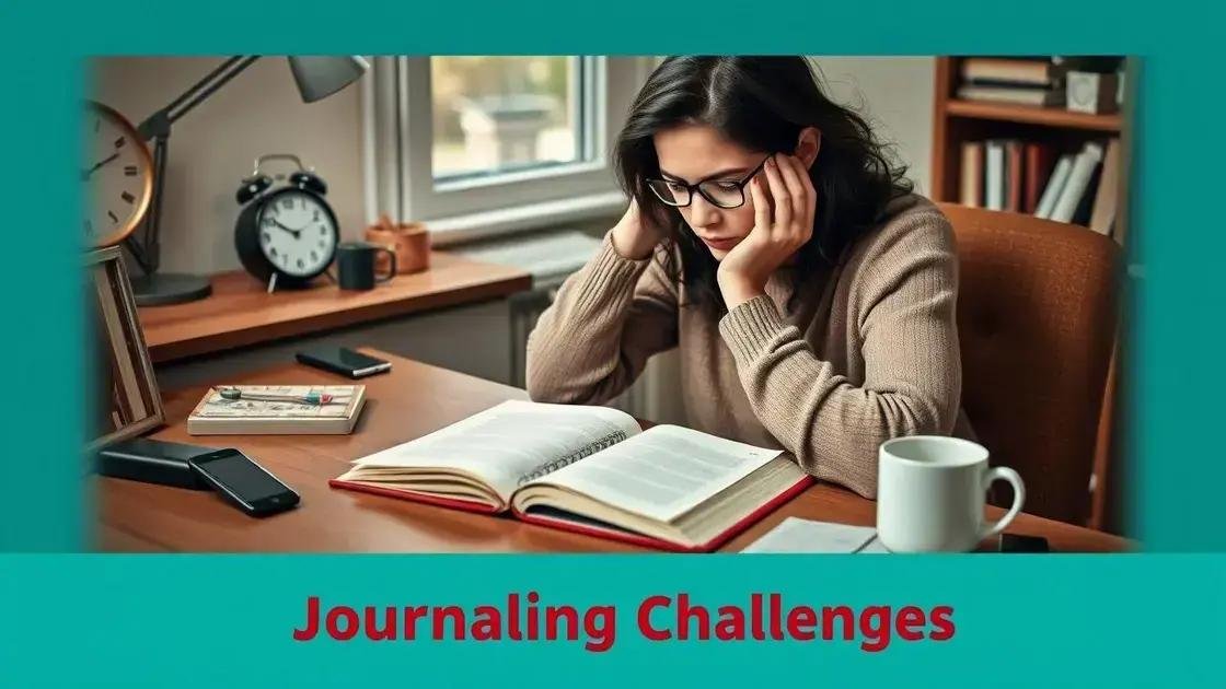 common challenges when journaling and how to overcome them