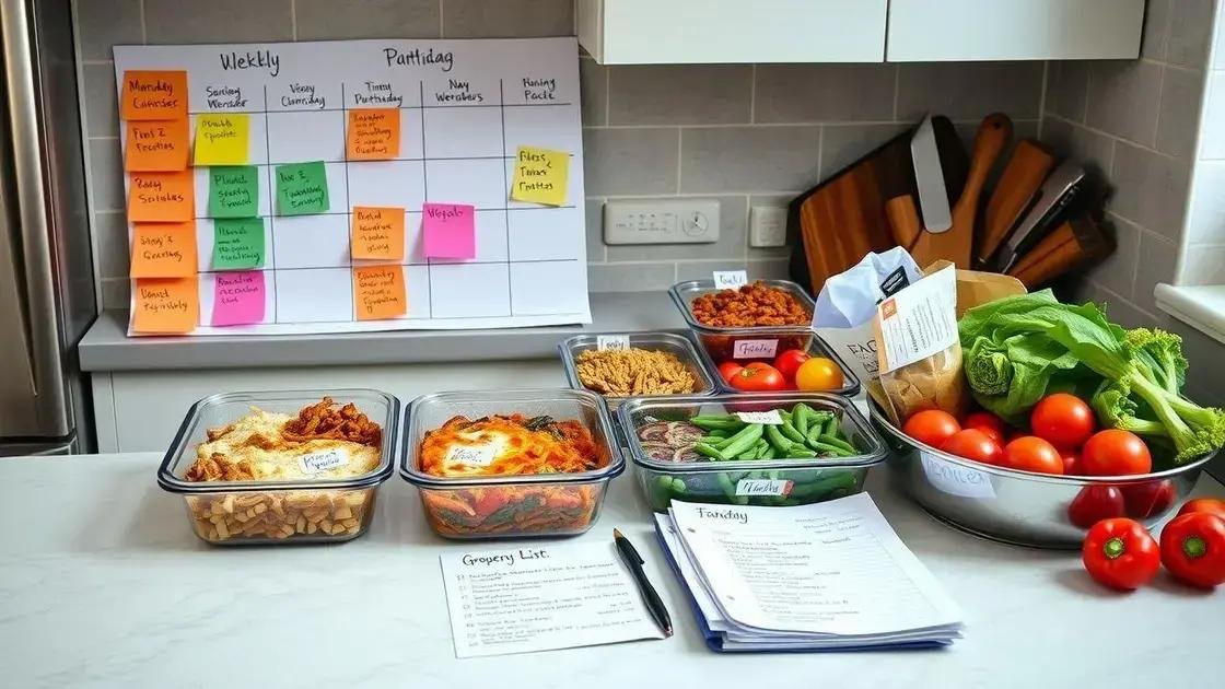 how to plan your meals efficiently
