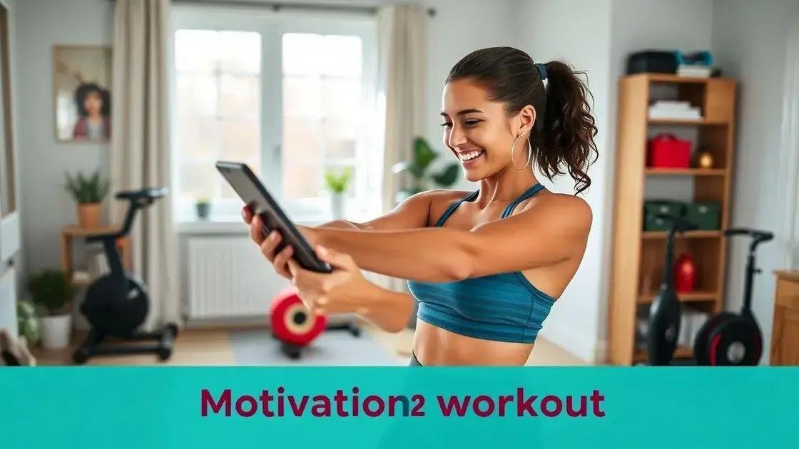 how to stay motivated training at home