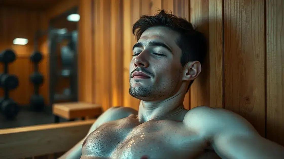 sauna benefits for post-workout recovery