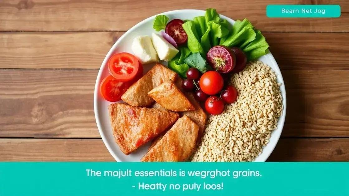 The Best Nutrients for Weight Loss: What You Need in Your Diet