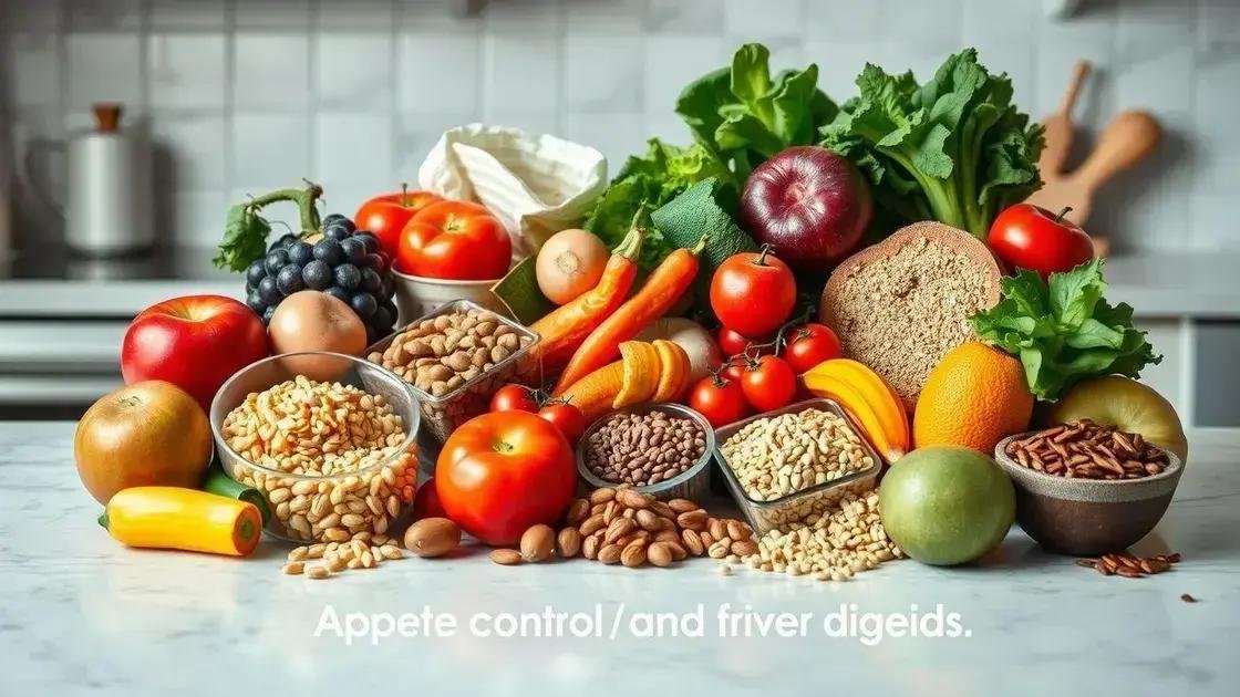 The importance of fiber for appetite control