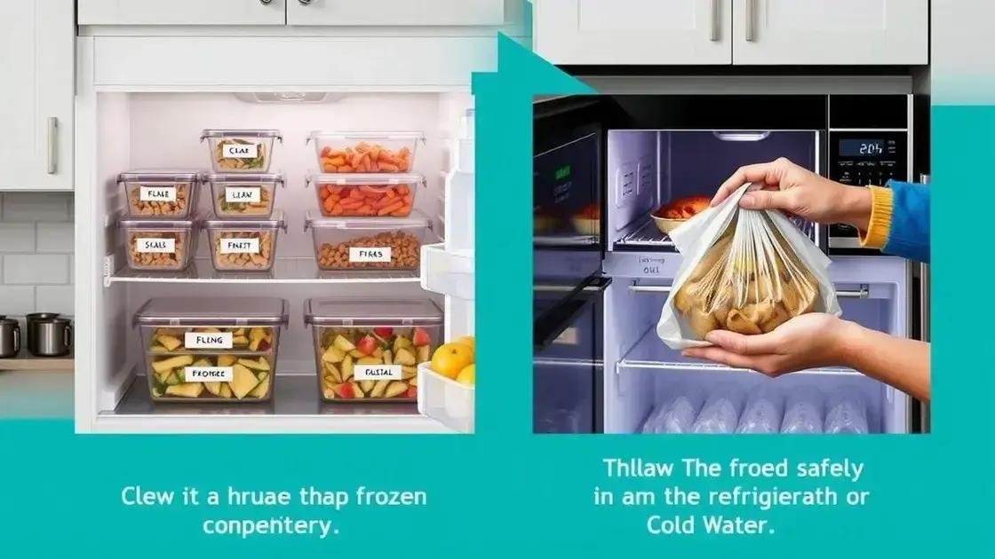 tips for storing and reheating meals safely