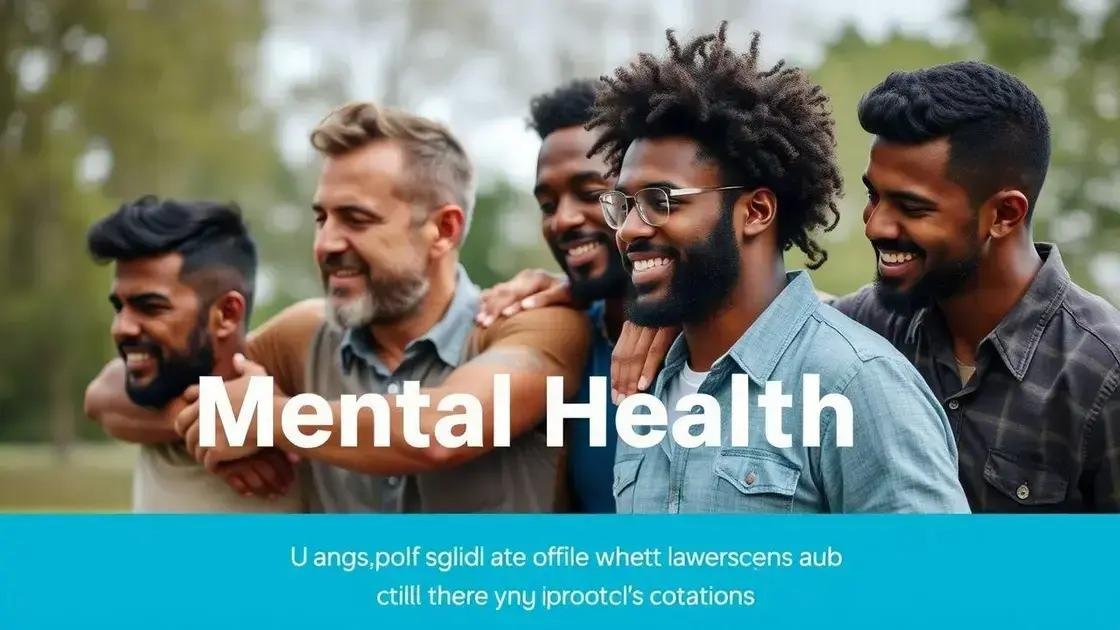 When is Men's Mental Health Month
